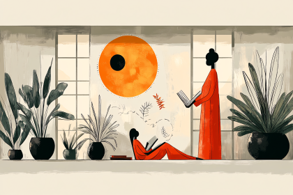 Readers in Serene Room