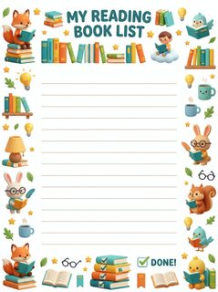 Reading list template