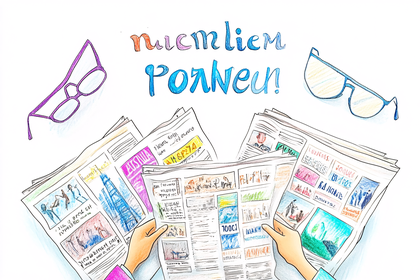 Reading the Newspaper