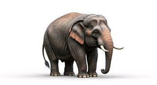 asian elephant portrait