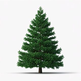 evergreen coniferous tree