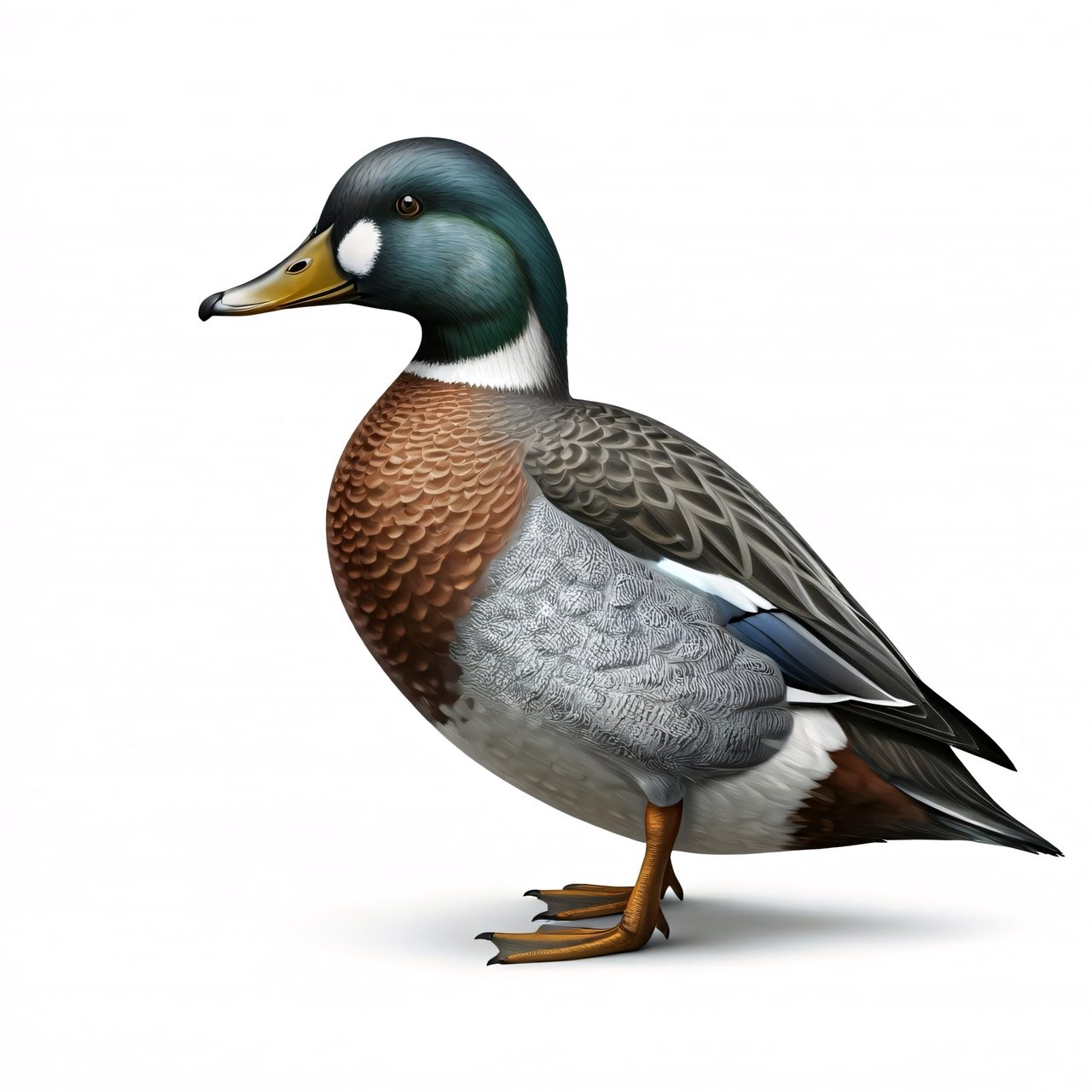 mallard duck portrait