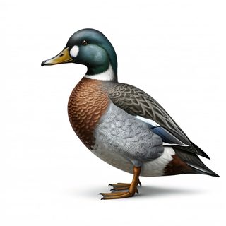 mallard duck portrait