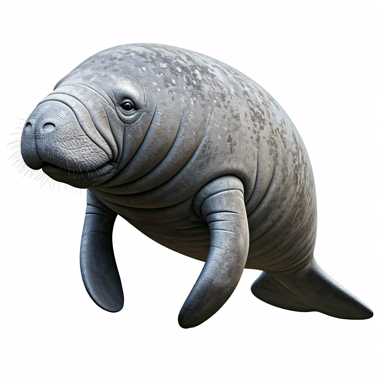 swimming-manatee-animal