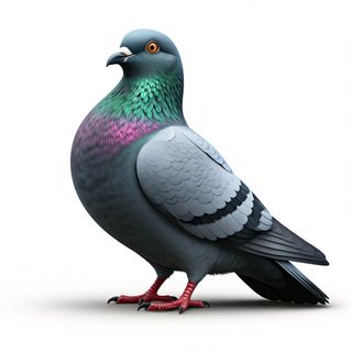rock pigeon portrait