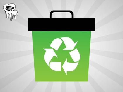 Recycling Bin Free Vector