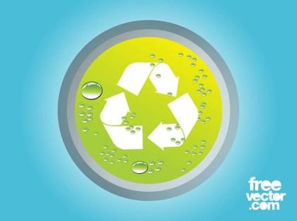 Recycling Icon Free Vector