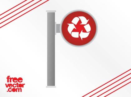Recycling Sign Free Vector