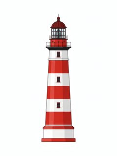 striped lighthouse