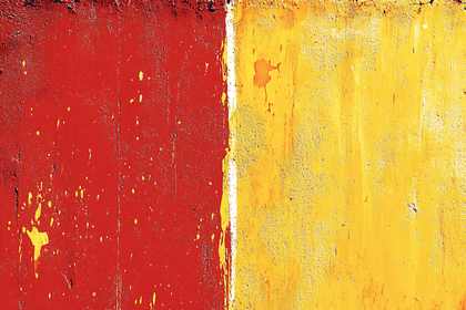 Red and Yellow Wall Texture
