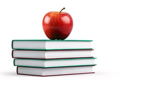 apple on books