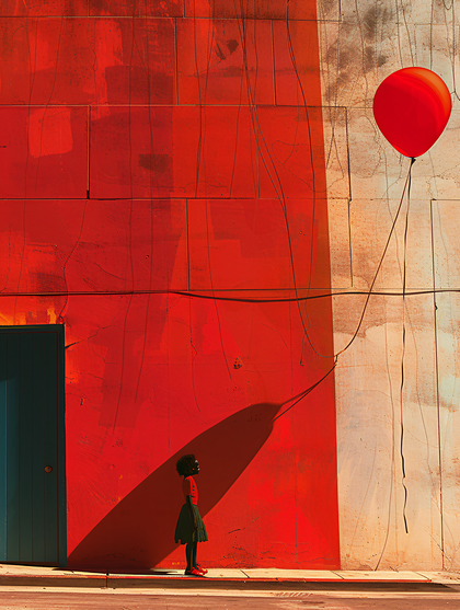 Red Balloon & Shadow