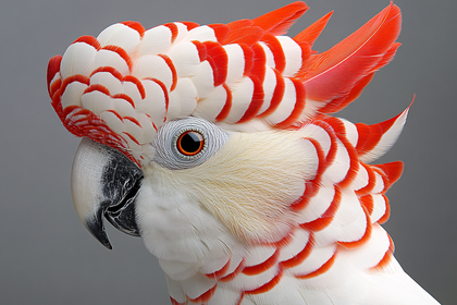 Red-Crested Cockatoo Portrait