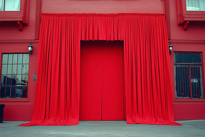 Red Curtain Reveal
