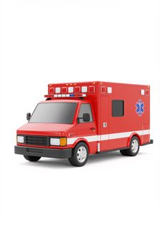 red ambulance