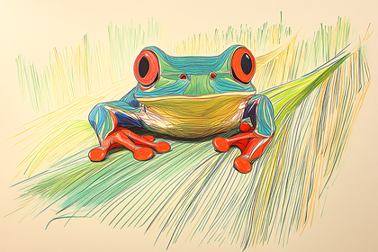 Red Eyed Tree Frog