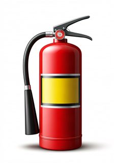red fire extinguisher
