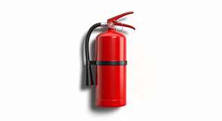 red fire extinguisher