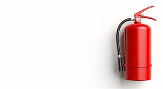 red fire extinguisher