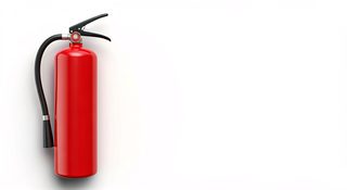 red fire extinguisher