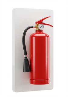 red fire extinguisher