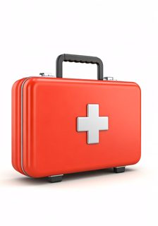 red-first-aid-kit