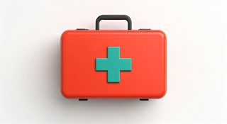 Red First Aid Kit