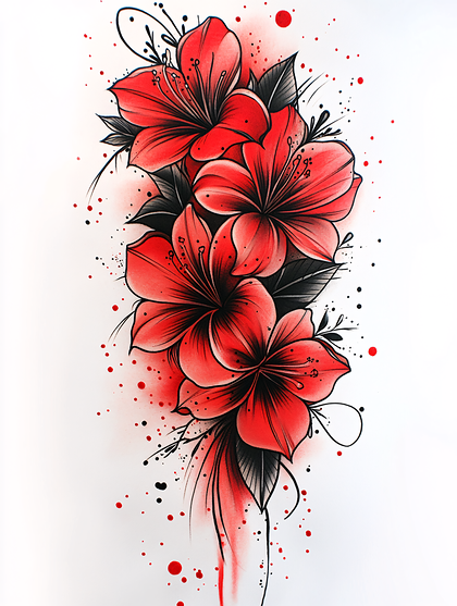 Red Floral Arrangement