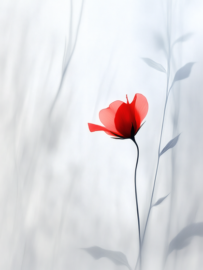 Red Flower Elegance