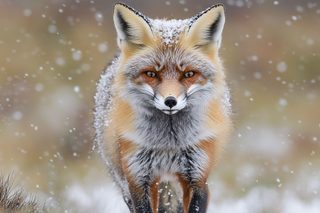 Red Fox in Snow