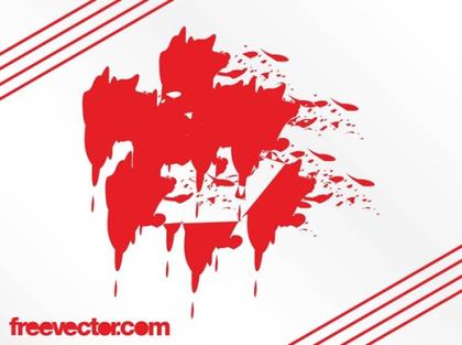 Red Grunge Free Vector
