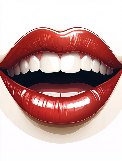 Red Lips Smile