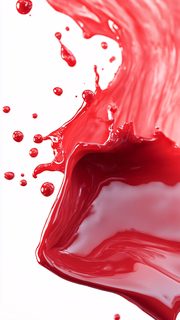 Red Liquid Splash
