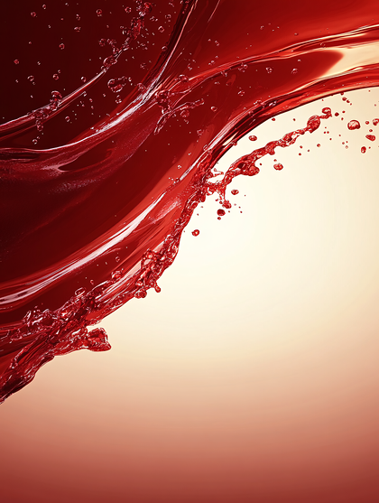Red Liquid Splash