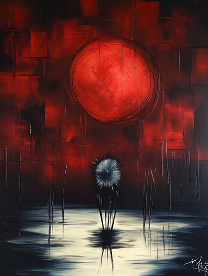 Red Moon Dandelion