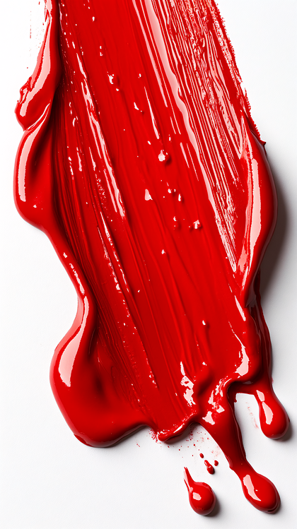 Red Paint Swirl