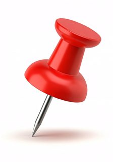 Red Push Pin