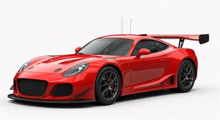 red-racing-car