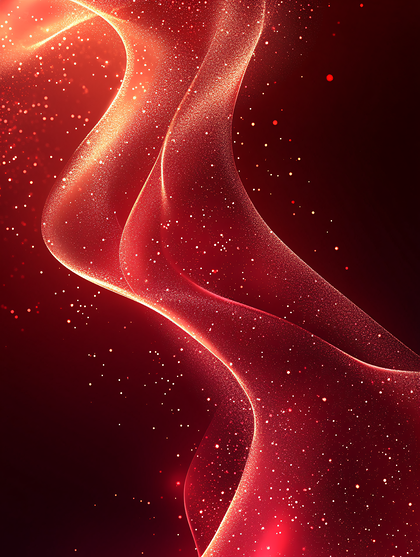 Red Wave Sparkle
