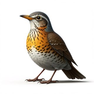 redwing thrush bird