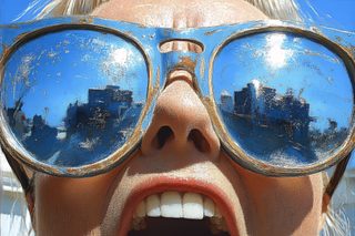 Reflected Cityscape Sunglasses