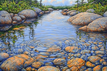Reflections in a Clear Stream