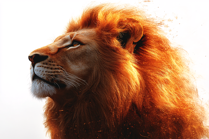 Regal Lion Gaze