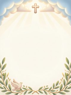 religious baptism background