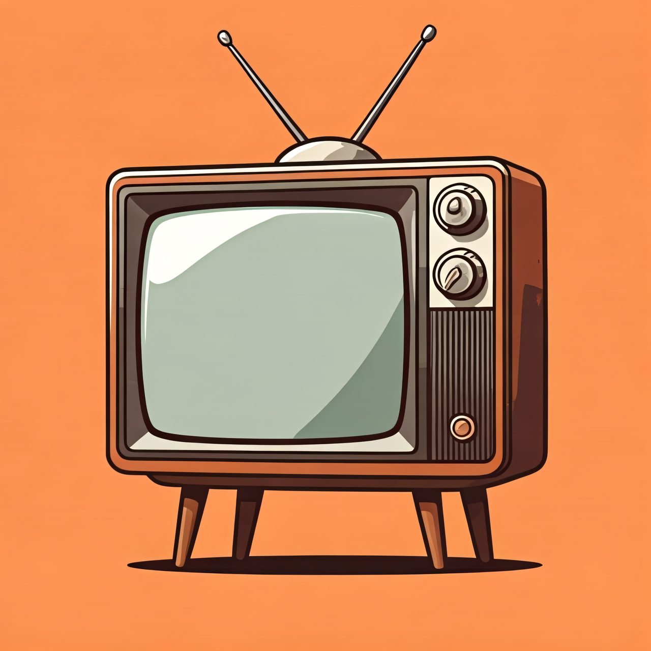 retro analog tv