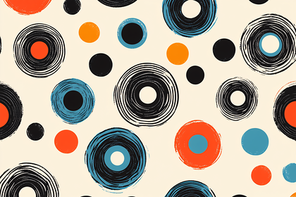 Retro Circles Pattern