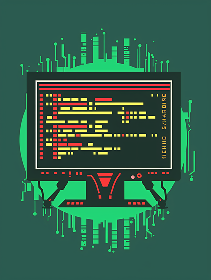 Retro Computer Screen