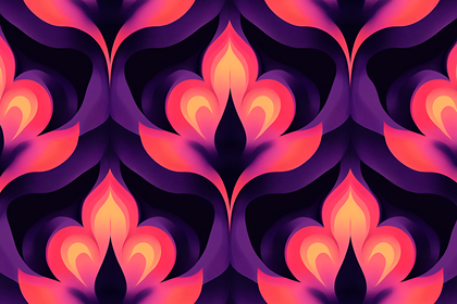 Retro Floral Ornament Pattern