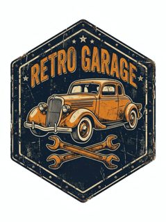 vintage garage sign