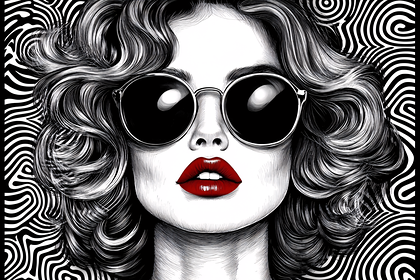 Retro Glamour Portrait